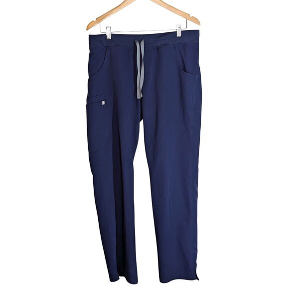 FIGS Womens Technical Collection Cargo Scrub Pants Size Large Tall Navy - Picture 1 of 7